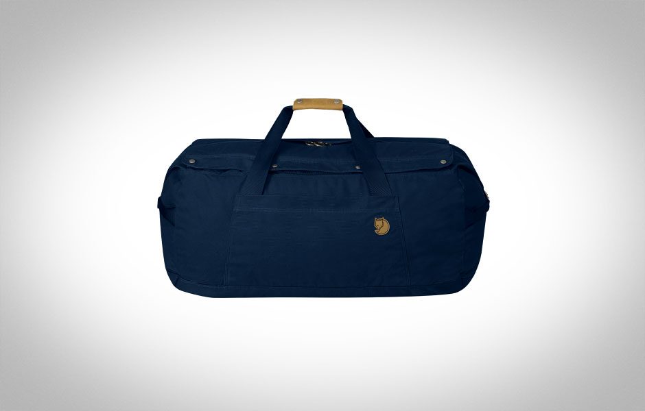 weekend kit suriving in a mountain town fjallraven duffel no 6