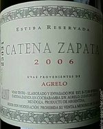 Catena Zapata is a winery near Mendoza in Argentina.