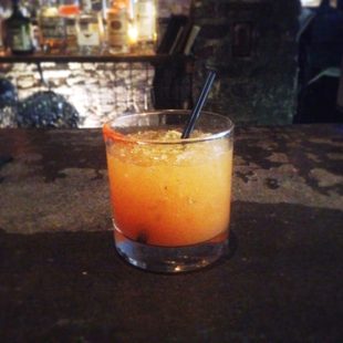 Carrot & Mezcal Cocktail
