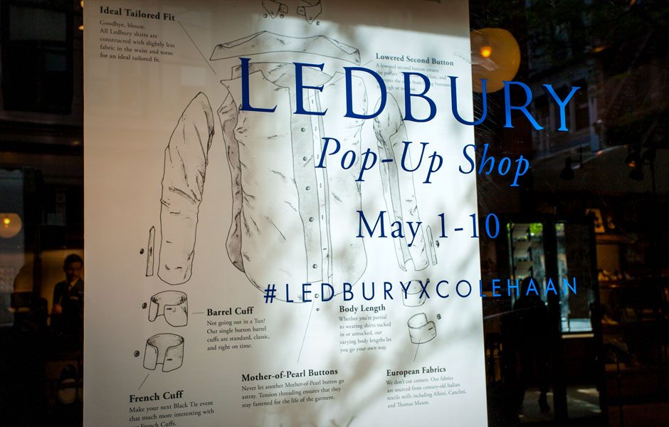 tgif shopping ledbury launches pop up at cole haan to introduce made measure program 3