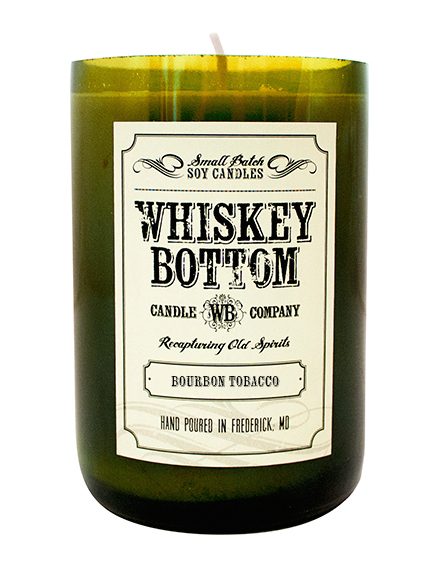 $28, whiskeybottomcandles.com