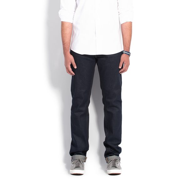 proudly made in america deep indigo slim straight selvedge denim