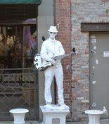 man in white asheville