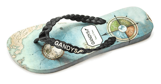 gandys flip flop burned II