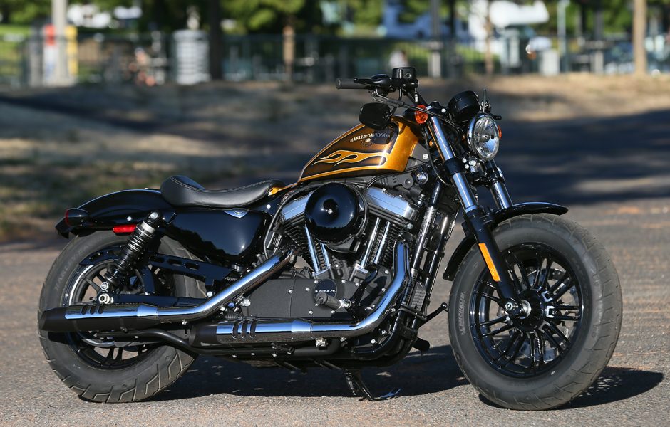 throttle jockey hit the streets in style on harleys fierce forty eight bjn41375