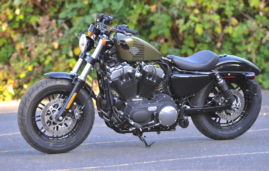 throttle jockey hit the streets in style on harleys fierce forty eight hd481