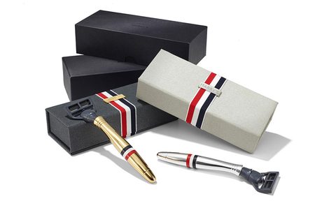 harrys and thom browne are a match made in fancy shaving heaven