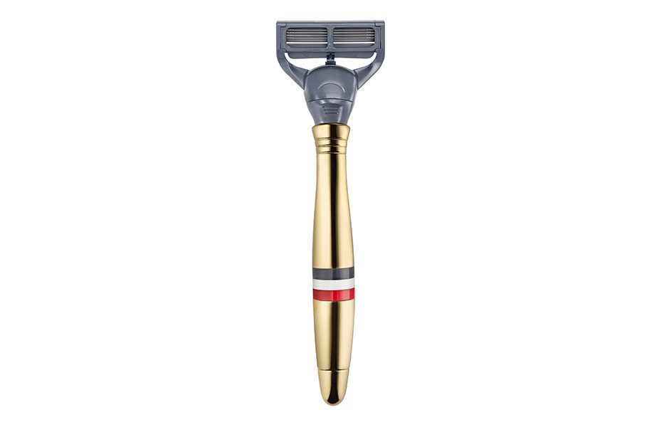 harrys and thom browne are a match made in fancy shaving heaven