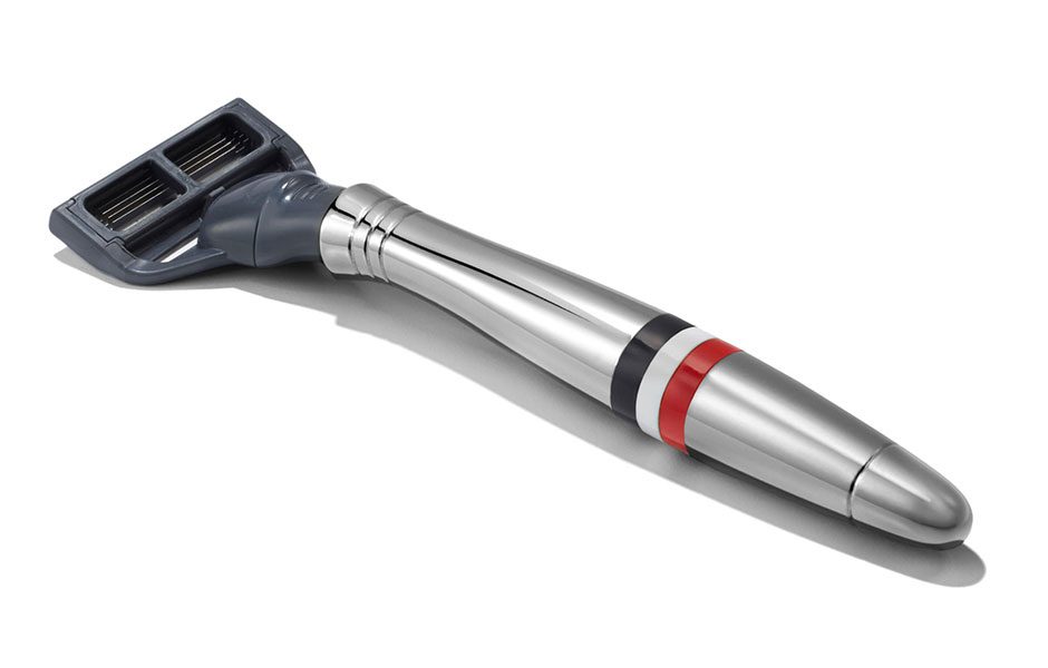 harrys and thom browne are a match made in fancy shaving heaven
