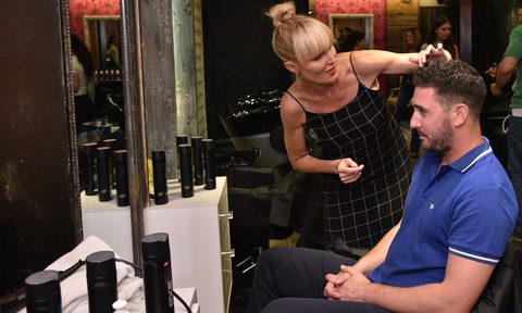 mets pitcher matt harvey has awesome hair thanks to axe event in nyc