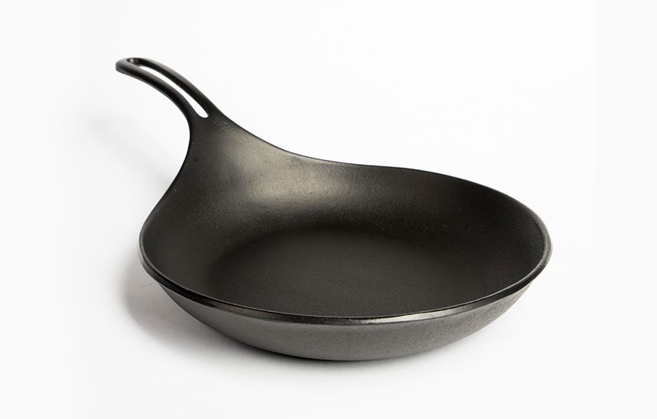 cook on this the iwachu cast iron omelette pan