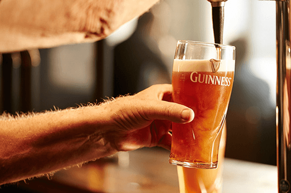 Pint Being Poured