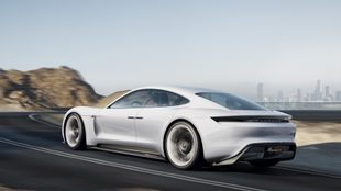 Porsche Mission E Rear Angle