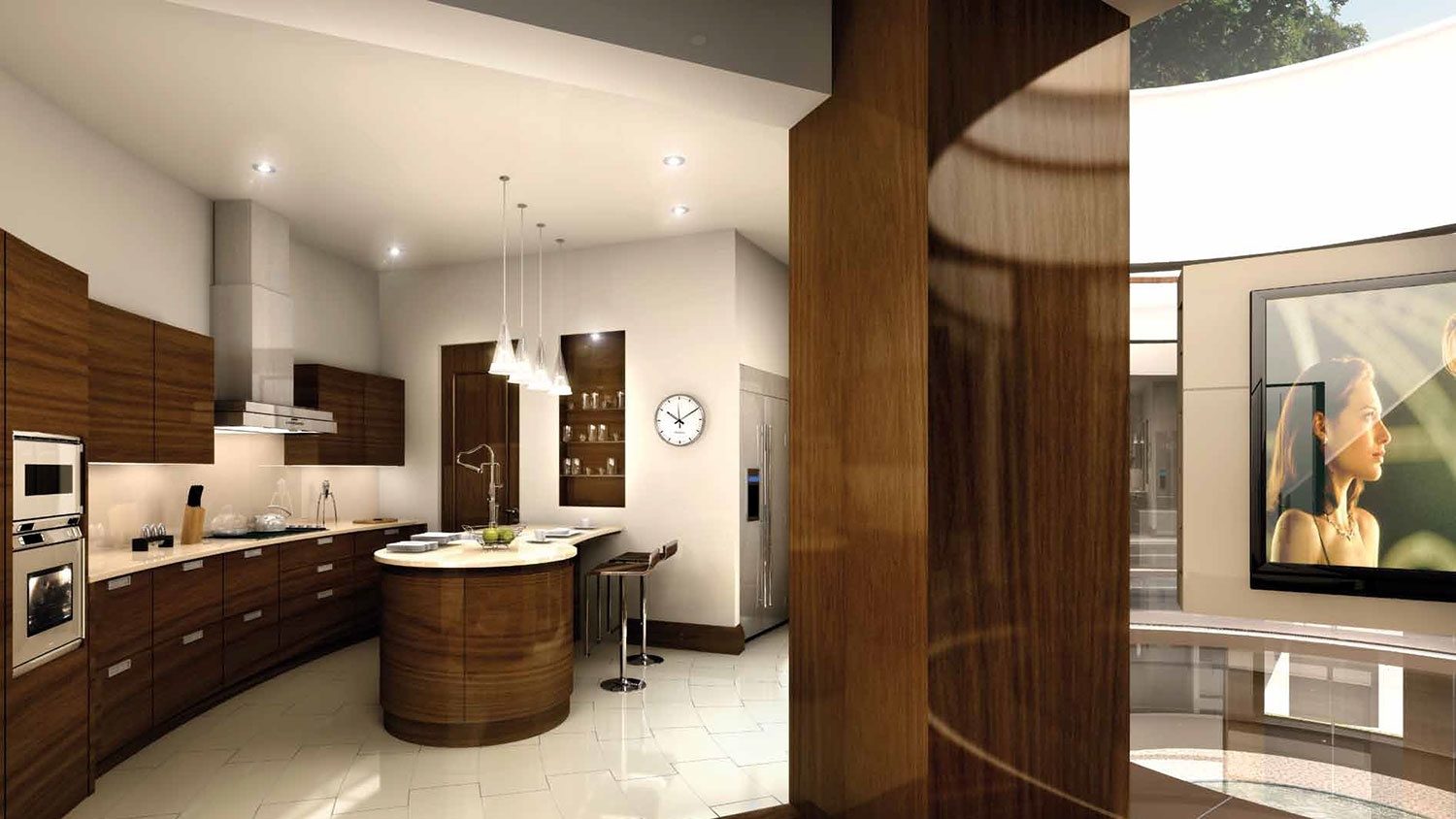 slide from bedroom to subterranean pool in this posh underground mansion huntsmere perdu brochure web 10 1500x844