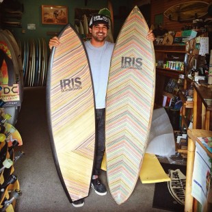 Iris surf board