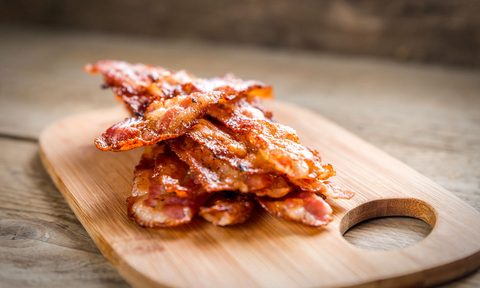 a mans gotta meat bacon