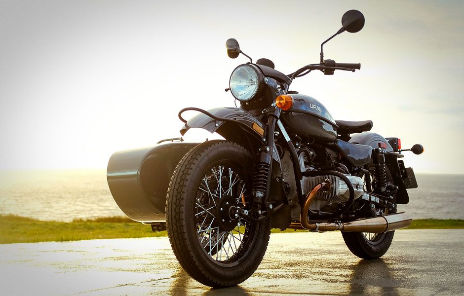 three wheeled fury ural motorcycles gloss