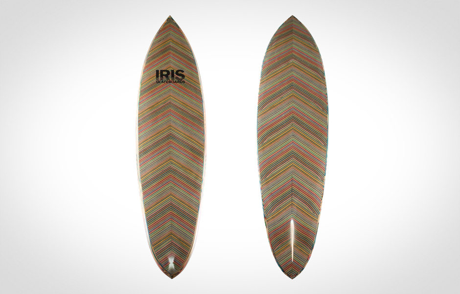 Iris surf board