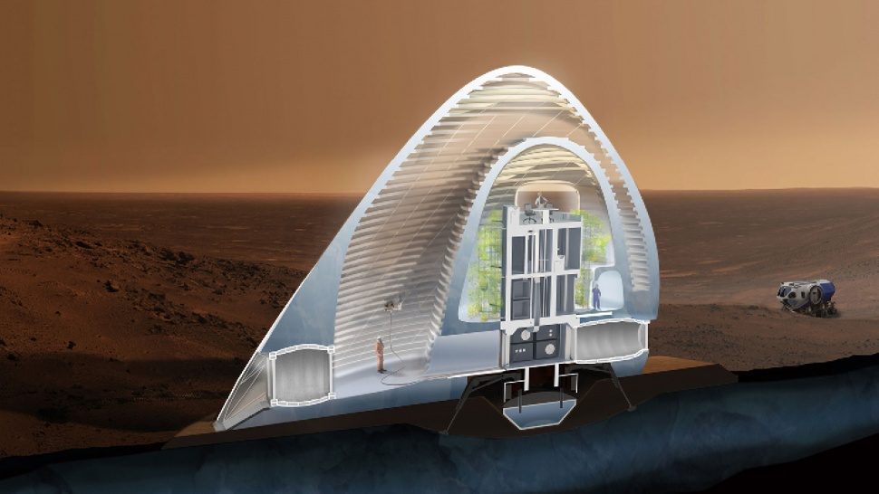 wildly innovative space igloo wins nasas 3d printed martian habitat challenge mars ice house intro8 970x546 c