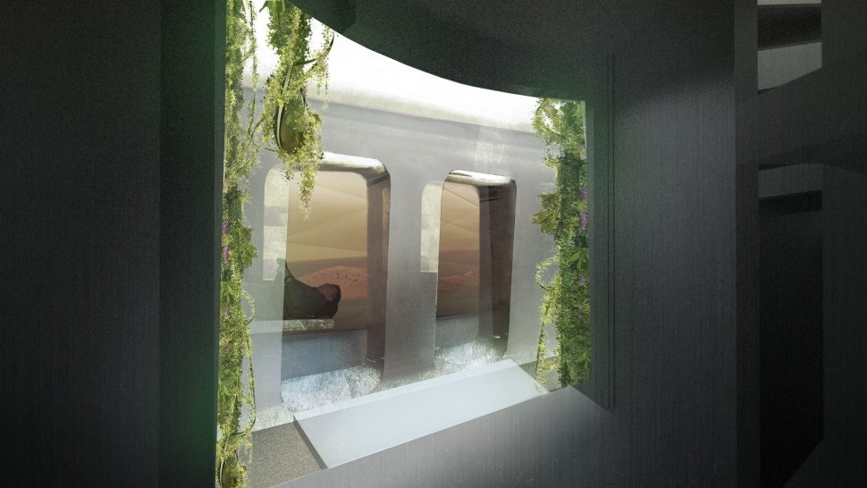 wildly innovative space igloo wins nasas 3d printed martian habitat challenge mars ice house bedroom 970x546 c