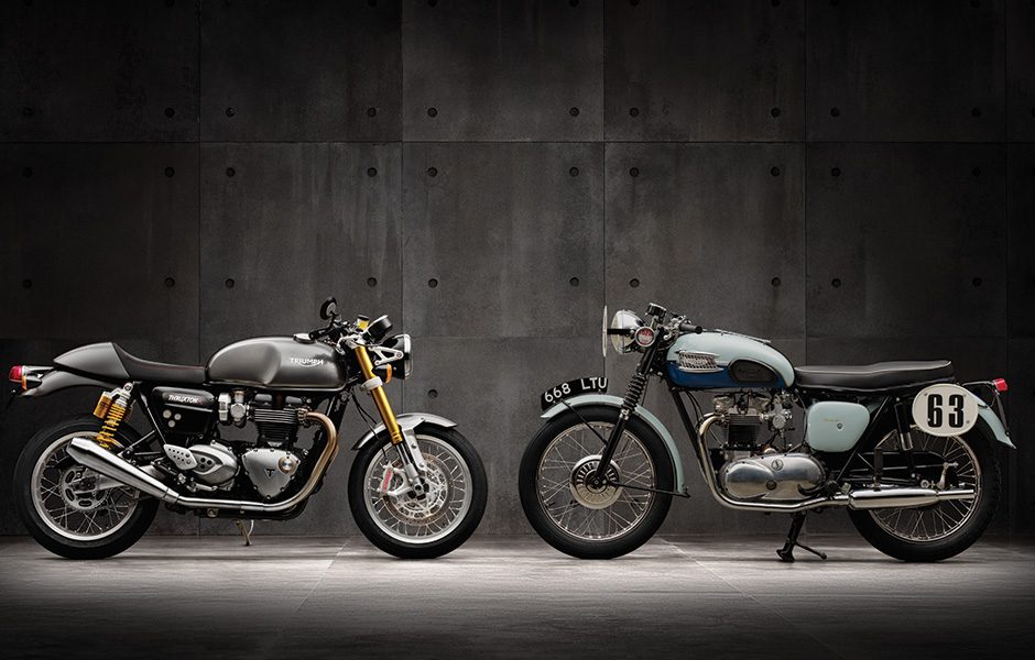 throttle jockey triumph pumps up the bonneville thruxton models andthruxton oldnew
