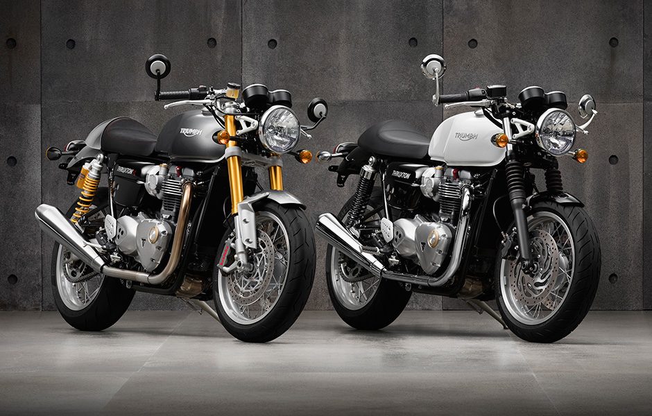 throttle jockey triumph pumps up the bonneville thruxton models andthruxtonr1