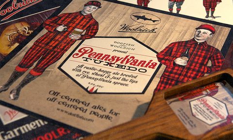 dogfish head and woolrich team up for pennsylvania tuxedo