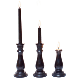 candlestick burned
