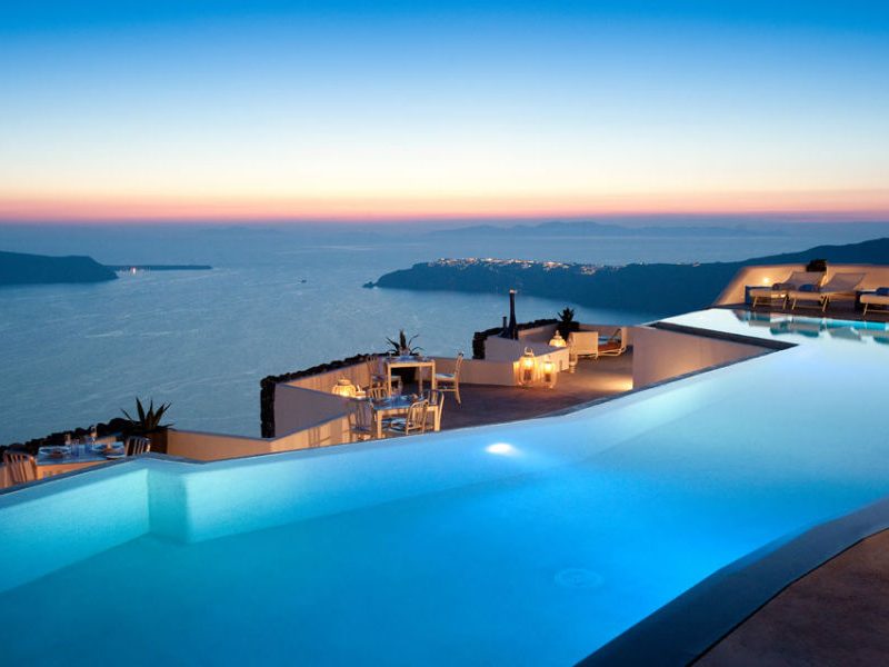 Infinity Pool at Grace Santorini