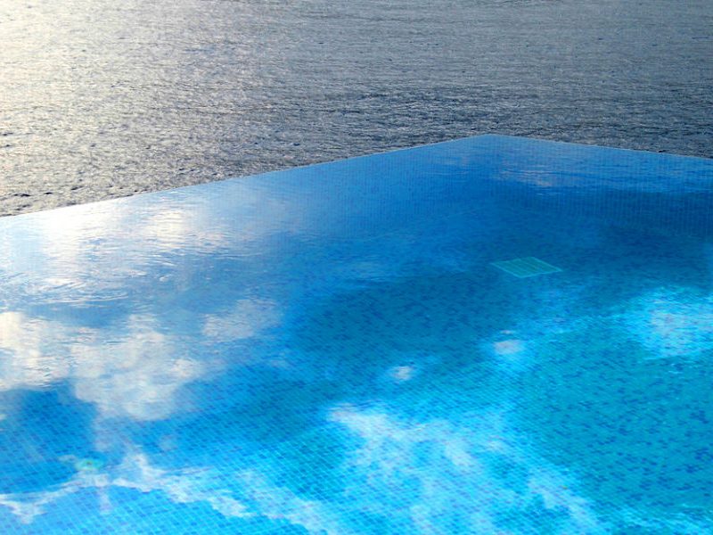 Infinity Pool at Hotel Villa Mahal, Turkey