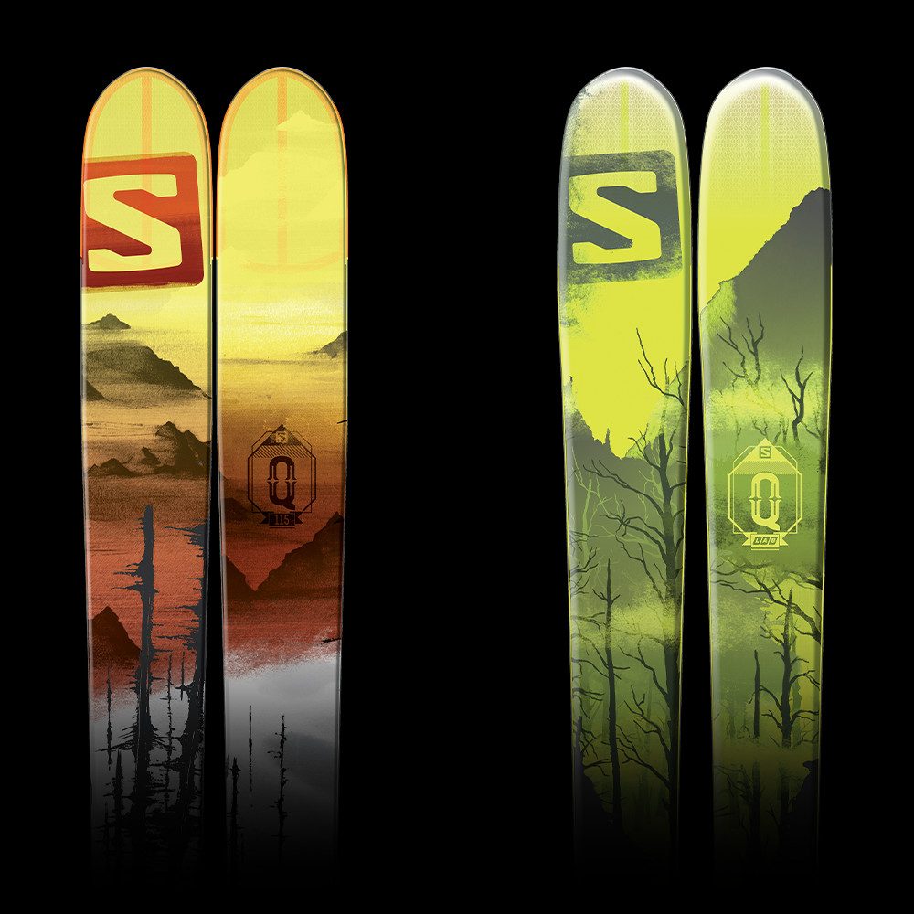 Q Lab and Q 115 Skis