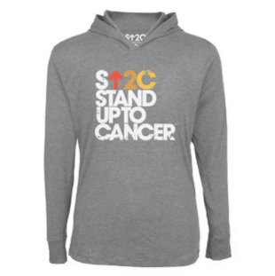 stand up to cancer burned