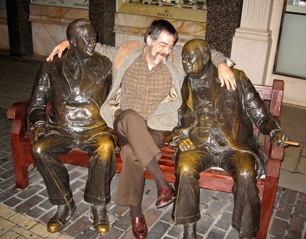 RCH with Roosevelt and Churchill in London
