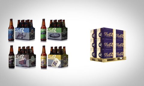 high on hops flat12 bierwerks rebrands flat 12