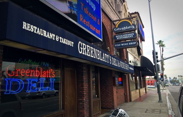 Greenblatt's on sunset pastrami of choice for f. scott fitzgerald and marilyn monroe