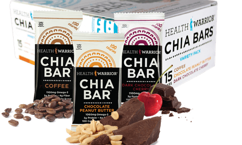 health warrior run stronger lift heavier work out harder with chia bars