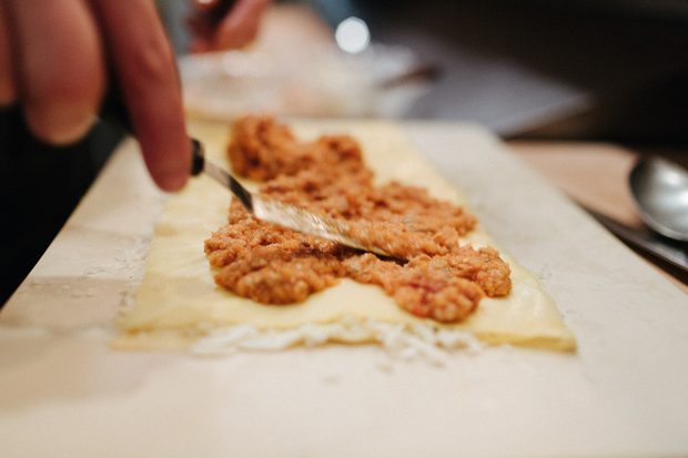 bolognese, dinnertable
