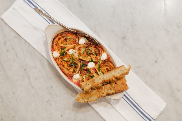 lasagna 1, dinnertable