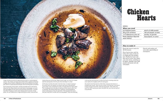 Chicken hearts