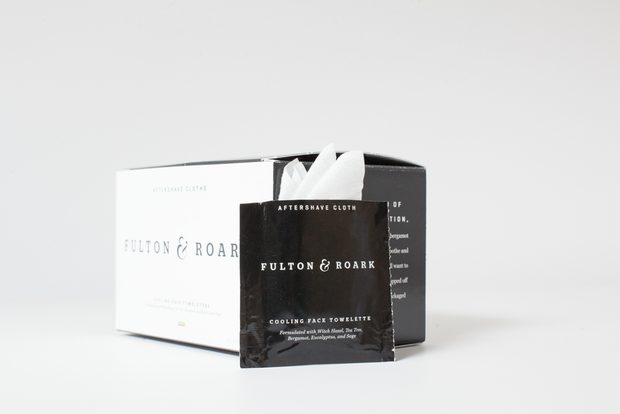 Fulton and Roark aftershave cloths