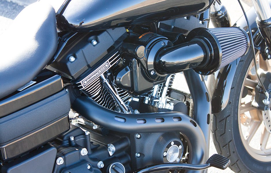 throttle jockey yell yahoo in your helmet with harleys hotrod low rider s 2016 hd lrs engine1