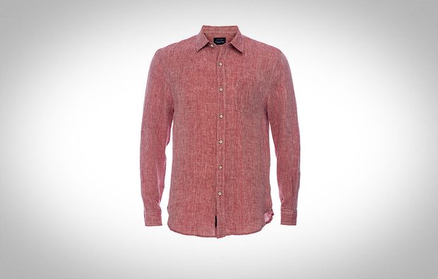 Lightweight linen shirting for summer