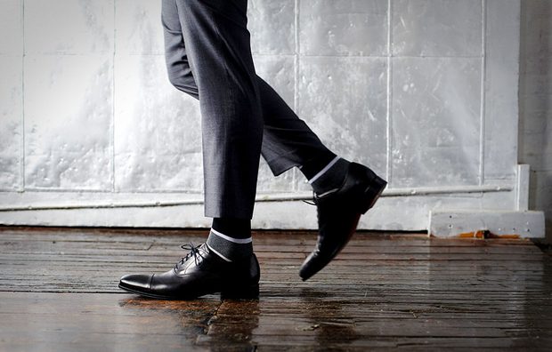 grey dress socks with black shoes What Color Should Your Dress Socks Be? -