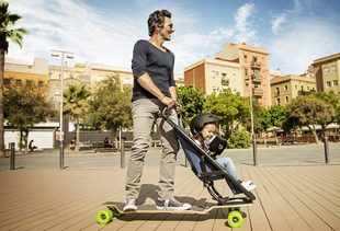 longboard stroller