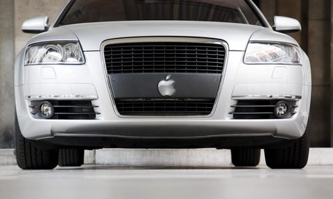 Apple car, apple f1