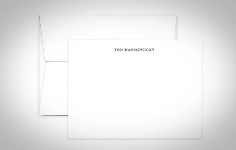 terrapin stationers, ted harrington, luxury stationery, mens stationery