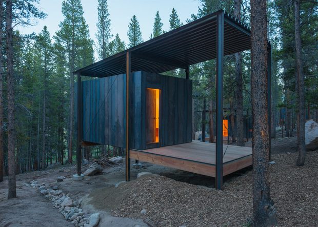 micro cabin, colorado building workshop, colorado outward bound
