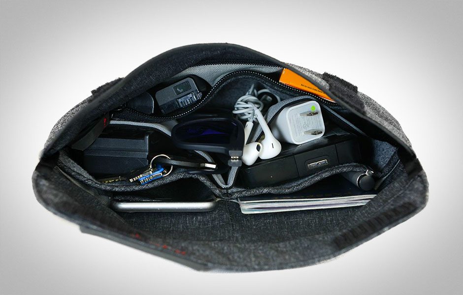 peak design everyday wing-bag, wing-bag interior, camera bag