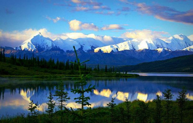 Wonder lake, best us campground, campsites, camping, alaska camping, alaska campgrounds