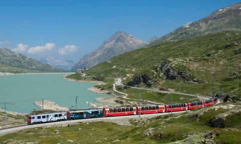An image of train travel.